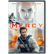 Mercy DVD Movie, Sci-Fi Action Drama, Starring Chris Pratt and Rebecca Ferguson, Directed by Timur Bekmambetov, Widescreen