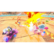 Nintendo Kirby Air Riders Vehicle Action Game, Multiplayer Racing, Boost Charge Mechanic, Nintendo Switch 2
