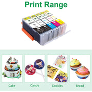 EdibleThingz Cake Decorating Printer Edible Image Printer with FDA-Approved Ink Cartridges, Wireless, Prints up to 8.5 x 11.69 Inches, Includes Sugar Sheets and Wafer Paper