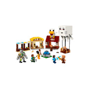 LEGO Minecraft The Ghast Balloon Village Attack Building Set 555 Pieces Multicolor 21273