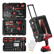 Ktaxon 599pcs Portable Tool Set With Rolling Tool Box