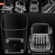 XIAOLONG Iceberg Ice Crusher, Manual Hand Crank, Stainless Steel Blades, Suction Base, Portable Silver Ice Breaker for Drinks and Ice Platters