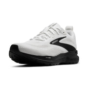 Brooks Trace 4 Running Shoes for Men - Bright White/Oyster/Black - 9M