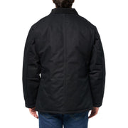 Carhartt C003 Loose-Fit Firm Duck Insulated Traditional Coat for Men - Black - 2XLT