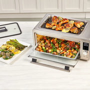 Emeril AFGO-01 6-in-1 Electric Indoor Grill and Air Fryer Toaster Oven w/ Smokeless Technology