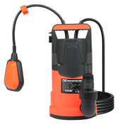 Prostormer 1HP Submersible Water Pump, 3700GPH High Flow, Auto On/Off Float Switch, Multiple Hose Adapters, 120V
