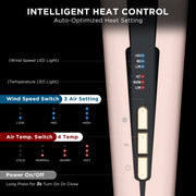 IG INGLAM 2 in 1 Wet to Dry Air Straightener Flat Iron, Light Pink