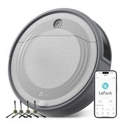 Lefant Robot Vacuum Cleaner, 4500Pa Suction, PSD Obstacle Avoidance, WiFi App and Voice Control, 160-Min Runtime, HEPA Filter, Ultra-Slim Design, M310