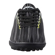 Vizari Tesoro Turf Soccer Shoes, Lightweight Synthetic Upper, Molded Cleats, Durable Rubber Outsole, Black and White, Unisex, 93463