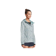 The North Face Antora Rain Jacket, Waterproof Breathable DRYVENT 2L, Blue Eclipse Regenerative Ink Print, Large, NF0A8ENUE6I