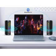 CASCHO M10 Portable IPX7 Waterproof Wireless Speaker with 30W, Black