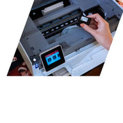 HP N9J92AN#140 64XL Tri-Color Original Ink Cartridge, High Yield 415 Pages, Compatible with HP Tango Printer X, Eco-Friendly Design, Black Noir