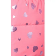Pink Platinum Big Girl Irridescent Foil GWP Puffer pink, 10-12