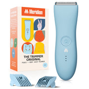 Meridian M2E Trimmer Original Bikini & Body Hair Electric Shaver for Women & Men, Sky