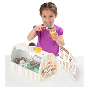 Melissa & Doug 9286 Wooden Scoop & Serve Ice Cream Counter
