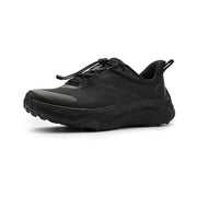 Hoka Transport 2 Men's Athletic Shoes, Black/Black, 10.5 D, Sustainable EVA Midsole, Vibram EcoStep Outsole, Quick-Toggle Lace, Reflective Detailing