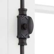 Signature Hardware 560236 955210-2 Corabel 9 Inch Tall Door Cremone Security Bolt Matte Black Security Bolt Cremone Bolt