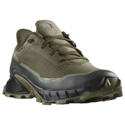 Salomon L47310300 Alphacross 5 GORE-TEX Trail Running Shoes for Men - Olive Night - 9M