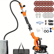 Protmex Drywall Sander 1000W Motor, Built-in Vacuum with 6-Hole Dust Collection