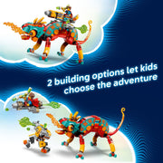 LEGO DREAMZzz Mateo's Fire Chameleon 2-in-1 Building Toy with 443 Pieces, Minifigures, Modular Boosters, Ages 7+, 71492