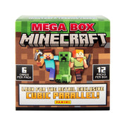 Panini Minecraft 2024 Mega Box, 72 Official Trading Cards, Limited-Edition Parallels, Multi-Colored, 12 Packs
