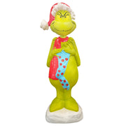 Gemmy Industries Christmas LED Blow Mold Outdoor Decor, Dr. Seuss The Grinch, Multi-Color, 36 in
