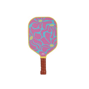 Pickle O Joe PKJ213-FLRL Lightweight Fiberglass Pickleball Paddle, Floral