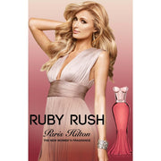 Paris Hilton Ruby Rush Eau de Parfum Floral Fruity Scent Red Bottle 3.4 fl oz 6881