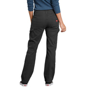 Dickies Duck Double-Front Carpenter Pants for Ladies - Rinsed Black - 4