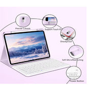 Kenke Case for iPad (A16) 11th Generation 11 Inch 2025 with Keyboard iPad 10th Generation, Purple
