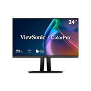 ViewSonic VP2456A 24-Inch 1080p IPS Monitor, ColorPro 100% sRGB, Pantone Validated, 120Hz, USB-C with 90W Power Delivery, HDMI, DisplayPort, Ergonomic Stand