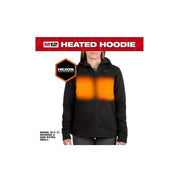 Milwaukee Electric Women's M12 Heated Hoodie, Black, Large, Cordless 12-Volt Lithium Ion with 2.0 Ah Battery and Charger, F200B-21L