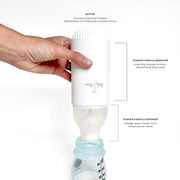 The Baby's Brew Portable Baby Bottle Warmer Pro Set, Dual Heating Modes, Battery-Powered, Leak-Proof Stainless Steel, Smart Sensor Technology, Includes Formula Dispenser