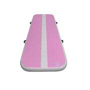 Justice 10ft Inflatable Air Track Gymnastics Tumbling Mat with Carrying Bag and Electric Air Pump - Pink