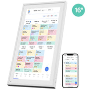 Dragon Touch 16 Inch Digital Calendar with 1080P FHD Touchscreen, Smart Family Planner, Chore Chart, Meal Planner, Wall and Desk Mountable, TM15