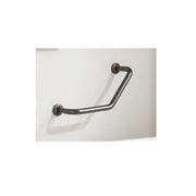 Signature Hardware GB09083-ORB Lenoir Solid Brass Angled Grab Bar, Oil Rubbed Bronze