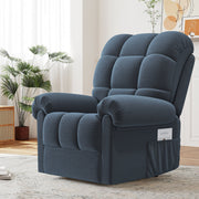 Neche GESE001 Power Recliner Chair for Adults, Blue Grey