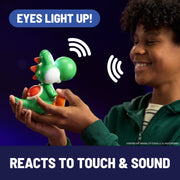Yoshi 6077290 Hatchin' Yoshi Interactive Figure from The Super Mario Galaxy Movie, Green Plastic, Moving Parts