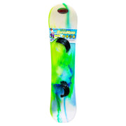 Emsco Group 026854 107 cm Day Glow Superhero Snowboard Starter with Adjustable Wrap Bindings, Tie-Dye