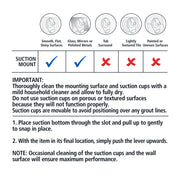 Mainstays Clear Wall-Mounted Suction Soap Dish, Easy Installation, Clear Plastic