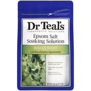 Dr Teals Epsom Salt Soaking Solution, 3 lb. W/Eucalyptus Spearmint