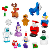Brickcraft 72283RUD Rudolph Advent Calendar, 294-Piece Countdown Christmas Building Set with 24 Daily Surprise Mini Builds, Holiday Collectible for Kids Ages 8+