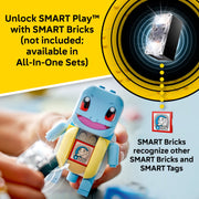 LEGO Pokmon SMART Play Trainer's Buggy Adventure with Posable Squirtle Figure, Interactive Building Toy, 320 Pieces, Ages 7+, 72156
