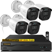 OOSSXX OSX-AHDG4L Outdoor Wired Security Camera System Full HD 5MP with Night Vision