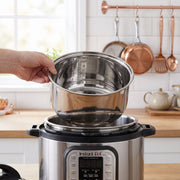 DRAFIDEEP Plated Stainless Steel Inner Pot, 4L Capacity, Silver, Kitchen Appliance Accessory