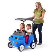 Step2 483399 Side-by-Side Push Around SUV, Blue