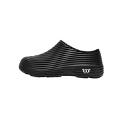 ScarletteEmmy Men & Women Winter Warm Waterproof Work Clogs with Plush Lining, Black, 9w/8m