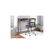 Mainstays MS55-018-039-23 Vinyl and Mesh Task Office Chair, Black