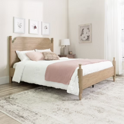 My Texas House Monroe Queen Bed, Brushed Oak Finish BOX 2