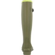 The Original Muck Boot Company Harvester Tall Men's Waterproof Rubber Work Boot, Olive and Lime, 18 in Height, MRBM300S